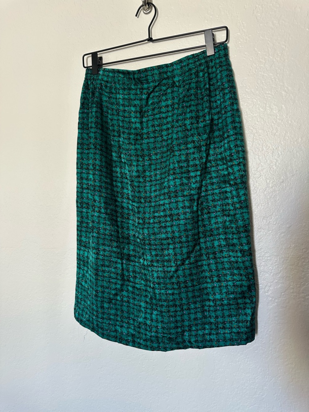 Funky Vintage Houndstooth Pencil Skirt